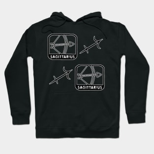 Sagittarius Birth Sign - Black Hoodie